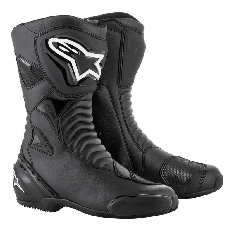 Botas de moto Alpinestars SMX-S Waterproof Negras
