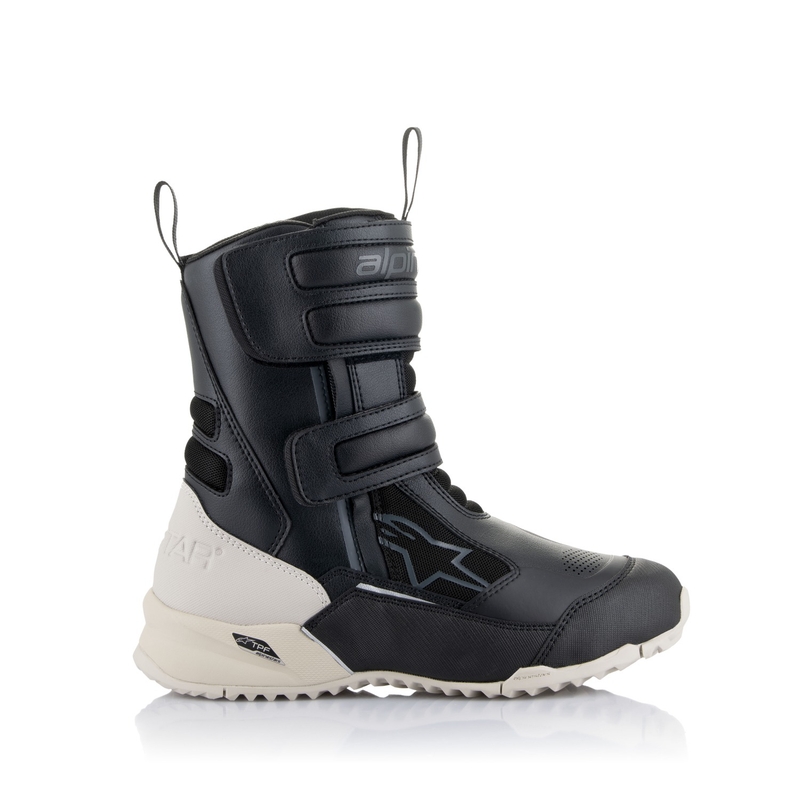 Botas de moto para mujer Alpinestars Stella RT-7 Drystar en blanco y negro