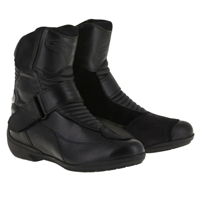 Botas de Moto Alpinestars Mujer Stella Valencia Impermeables Negro