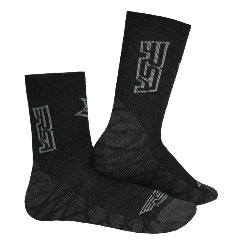 Calcetines RSA Allride Merino gris oscuro