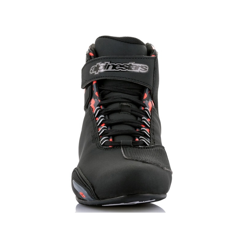 Botas de moto Alpinestars Sektor Waterproof Negro-Rojo-Gris-Camo