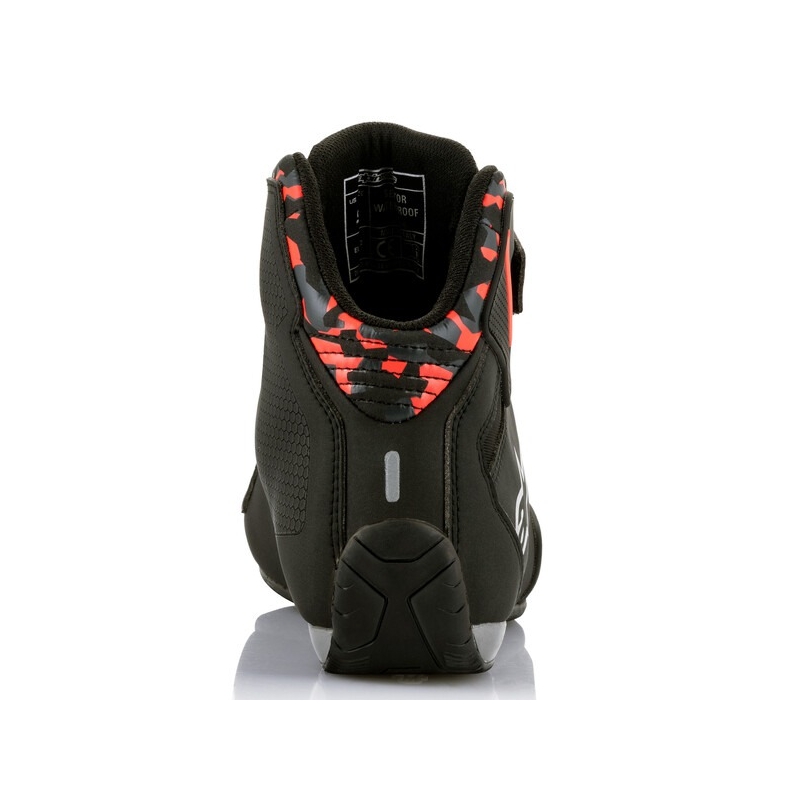 Botas de moto Alpinestars Sektor Waterproof Negro-Rojo-Gris-Camo