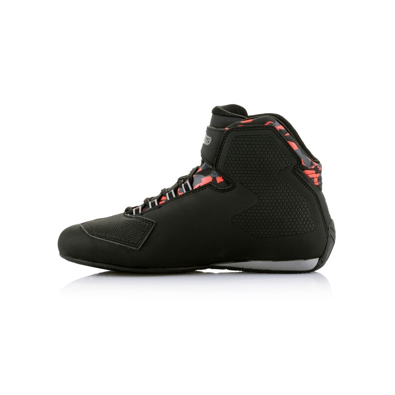 Botas de moto Alpinestars Sektor Waterproof Negro-Rojo-Gris-Camo