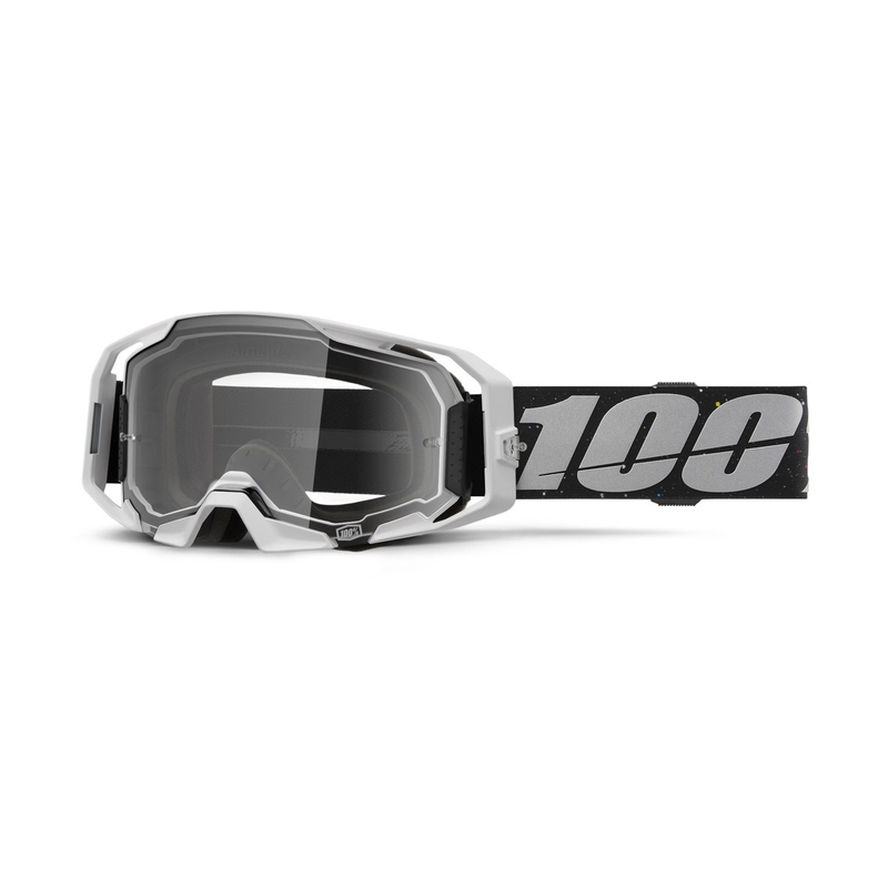 Gafas de motocross 100% ARmatic Rapidracer con plexiglás transparente
