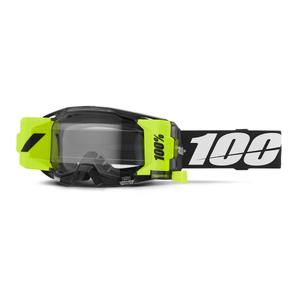 Gafas de motocross 100% ARmatic Forecast negras con plexiglás transparente