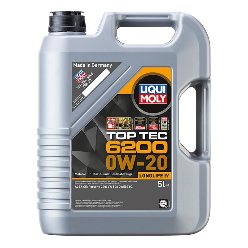 Aceite de motor sintético LIQUI MOLY Top Tec 6200 0W-20 5 l