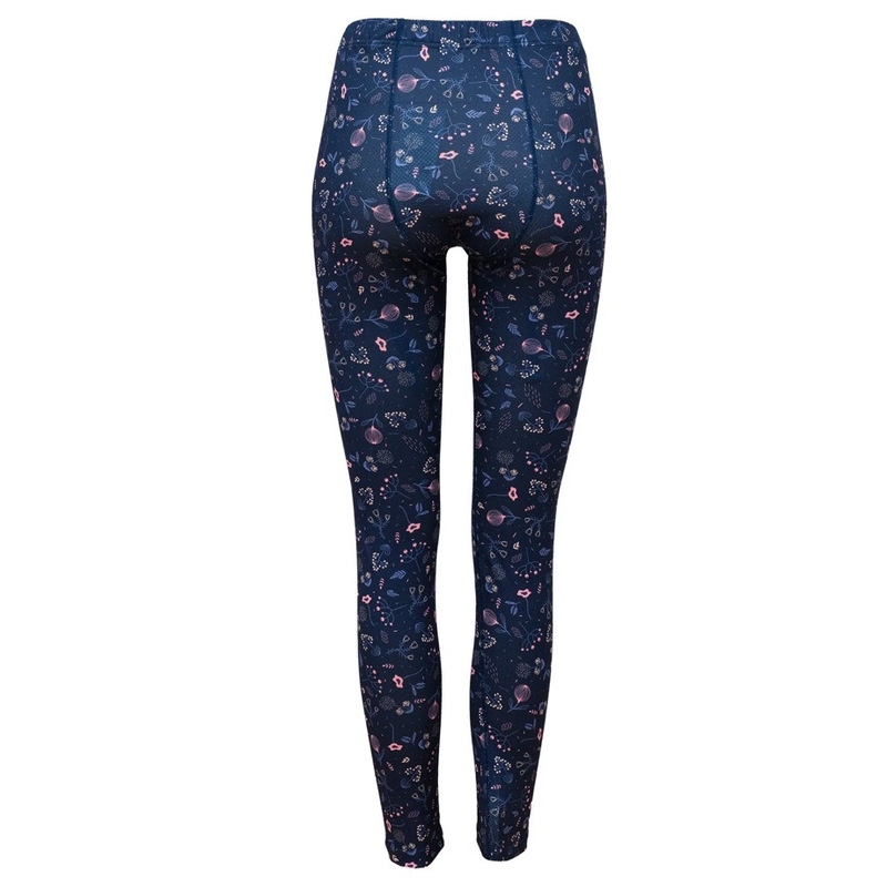Ropa interior térmica mujer nanosilver® Bloom azul oscuro