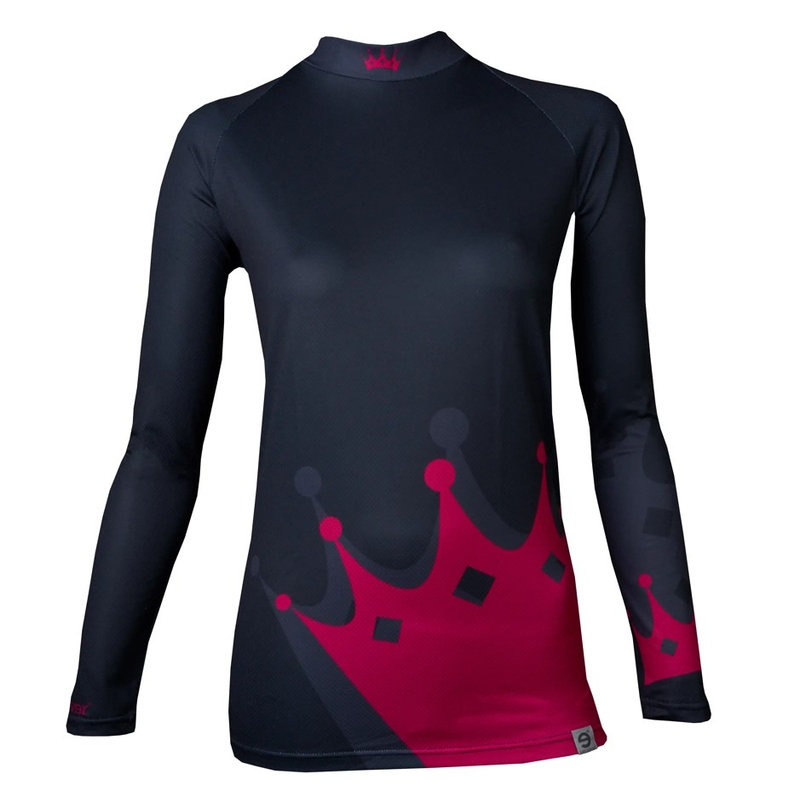 Camiseta térmica mujer nanosilver® Princess gris oscuro