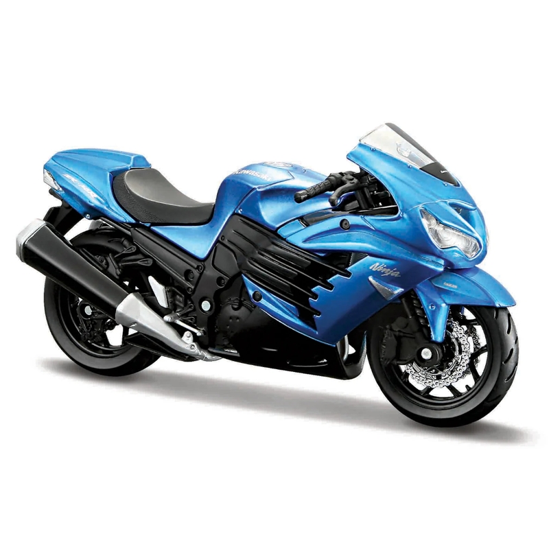 Modelo de motocicleta Maisto Kawasaki Ninja ZX-14R azul