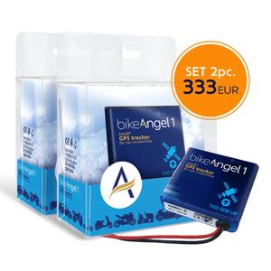 Sistema de vigilancia y monitoreo de motocicletas BikeAngel 1 EU, juego de 2 piezas