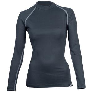Camiseta térmica mujer nanosilver® Raglan gris antracita - manga larga