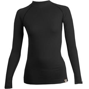 Camiseta térmica mujer nanosilver® MERINO negro