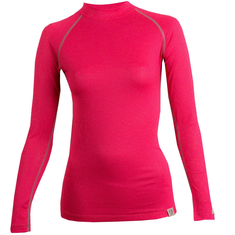 Camiseta térmica mujer nanosilver® MERINO rosa