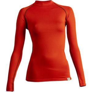 Camiseta térmica mujer nanosilver® MERINO rojo ladrillo