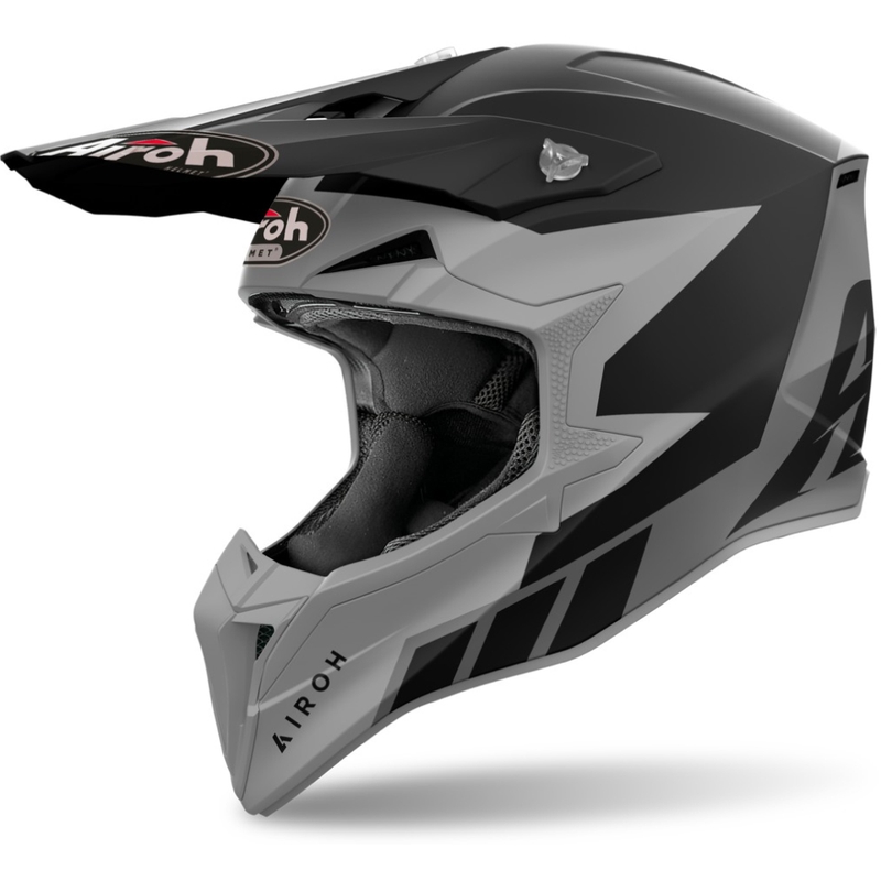 Casco motocross Airoh Wraaap Reloaded antracita mate