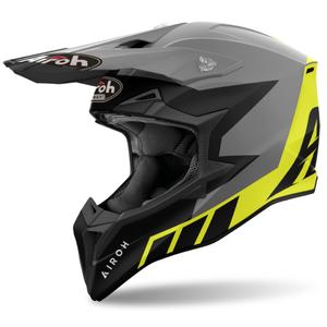 Casco motocross Airoh Wraaap Reloaded 2024 amarillo mate