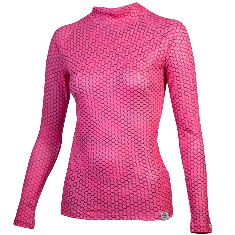 Camiseta térmica mujer nanosilver® Plástico rosa claro liquidación