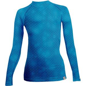 Camiseta térmica mujer nanosilver® Plástico azul claro