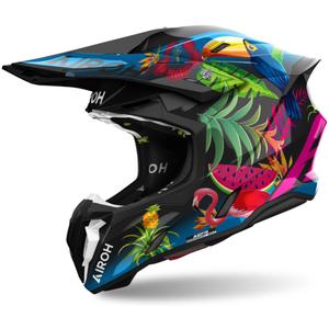 Casco motocross Airoh Twist 3 Amazonia 2024 brillante