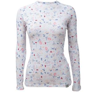 Camiseta térmica mujer nanosilver® Bloom blanco