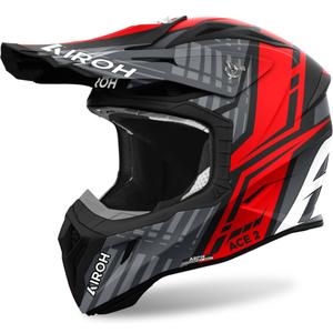 Casco de motocross Airoh Aviator Ace 2 Stream 2024 rojo mate