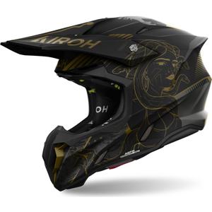Casco de motocross Airoh Twist 3 Titan 2024 mate
