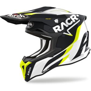 Casco motocross Airoh Strycker Racr 2024 brillante liquidación