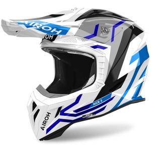 Casco de Cross Airoh Aviator Ace 2 Ground 2024 azul brillante