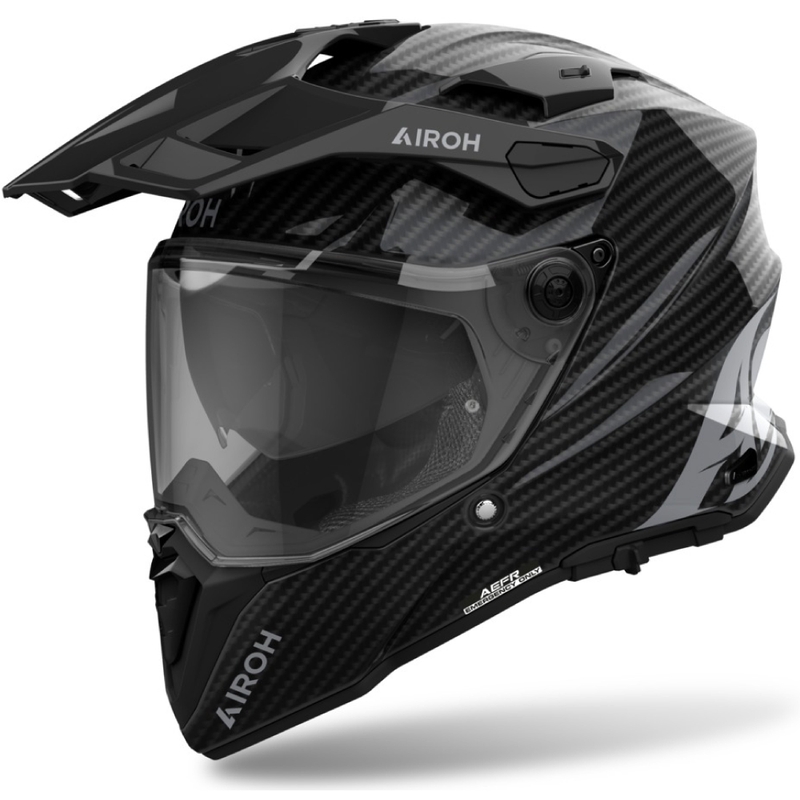 Casco de enduro Airoh Commander 2 Carbon negro