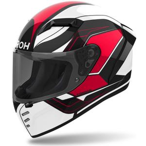 Casco integral de moto Airoh CONNOR Dunk rojo brillante