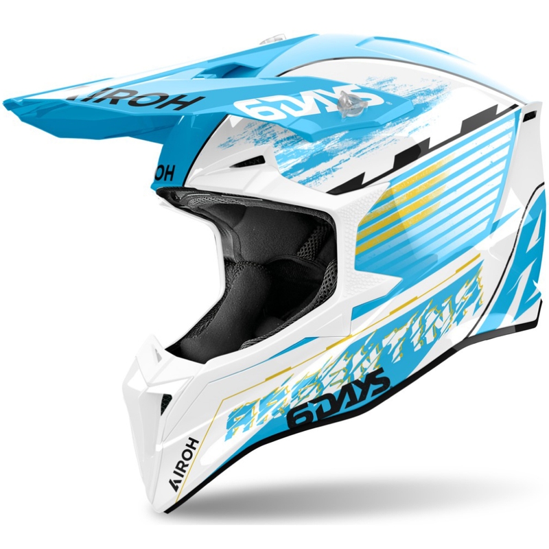 Casco de motocross Airoh Wraaap Six Days Argentina 2024 - edición limitada brillante