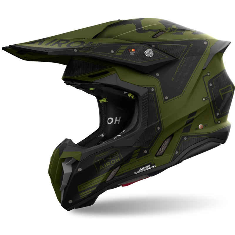 Casco de motocross Airoh Twist 3 Military mate