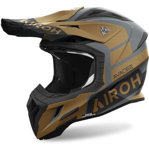 Casco de Cross Airoh Aviator Ace 2 Sake 2024 Oro Mate