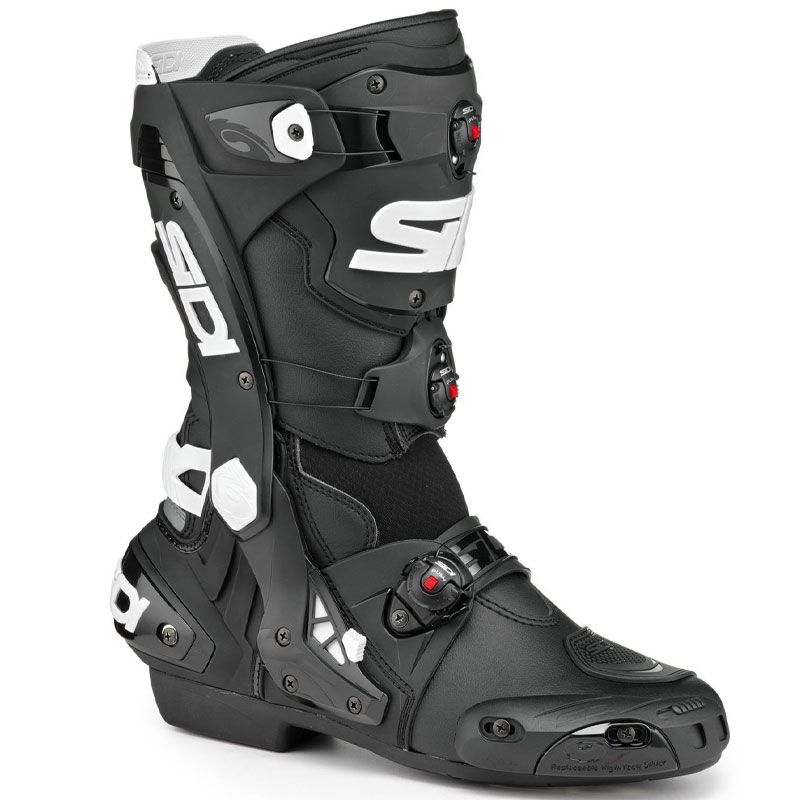 Botas de moto SIDI REX blancas y negras