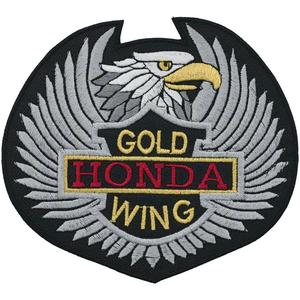Parche Honda ala plateada