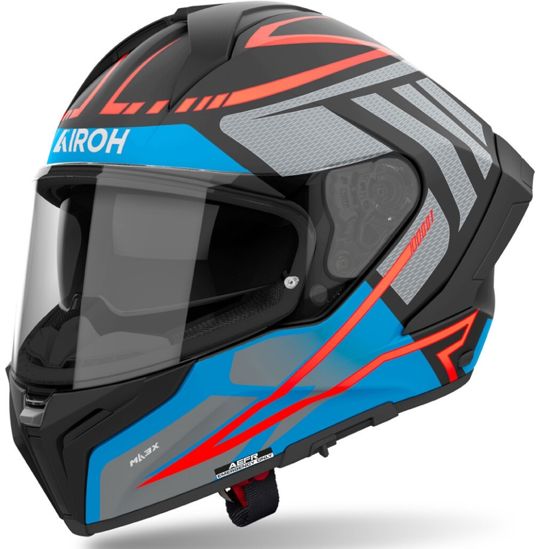 Casco integral de moto Airoh Matryx Rider azul oscuro mate