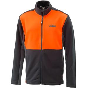 Sudadera KTM Mechanic Zip negro-naranja
