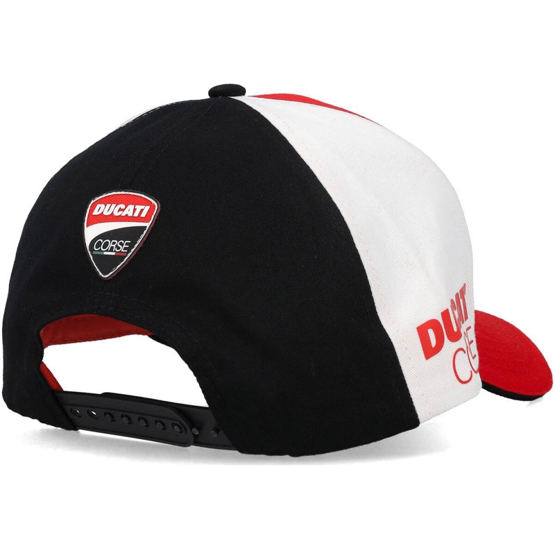 Gorra Ducati Snapback rojo-blanco-negro