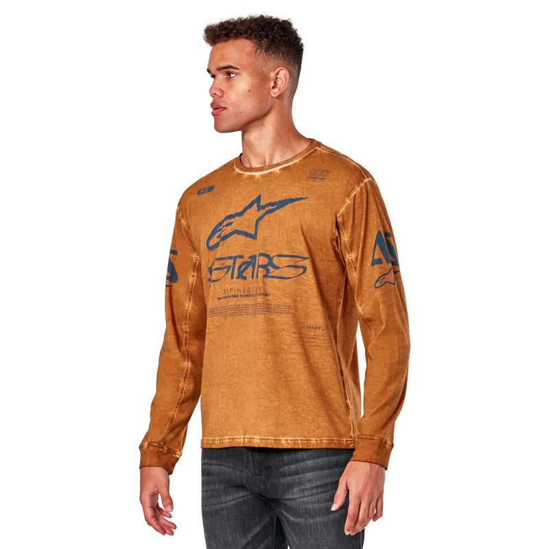 Camiseta Alpinestars Nook Knit manga larga rojo