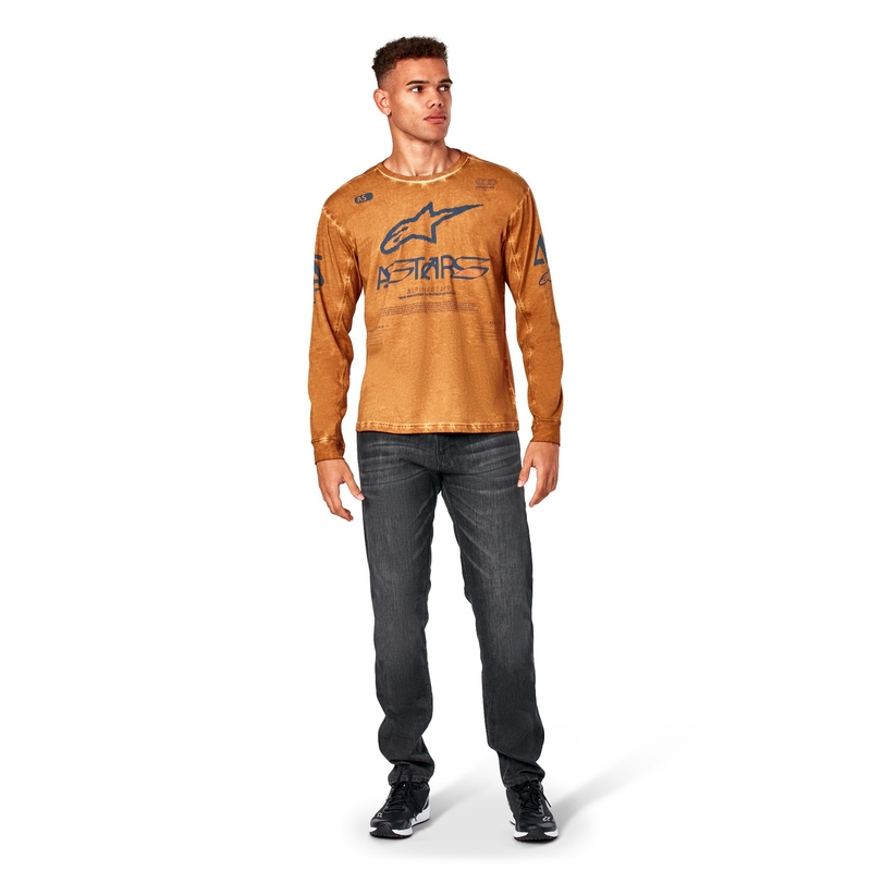 Camiseta Alpinestars Nook Knit manga larga rojo