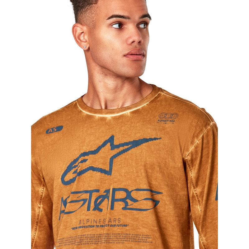 Camiseta Alpinestars Nook Knit manga larga rojo