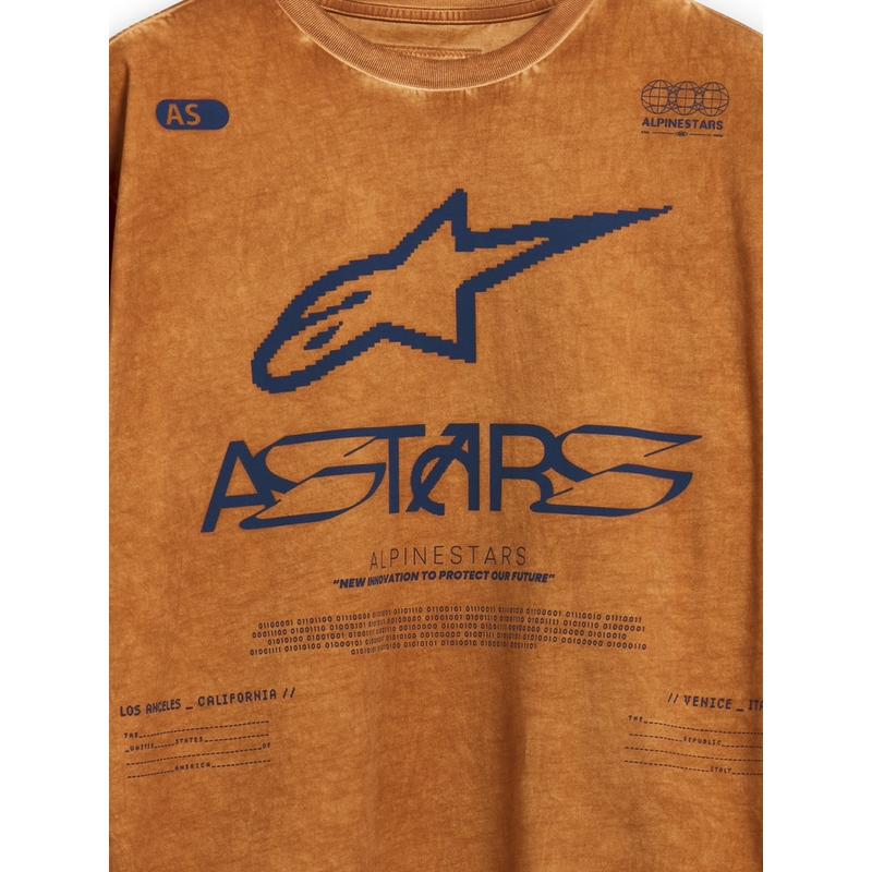 Camiseta Alpinestars Nook Knit manga larga rojo
