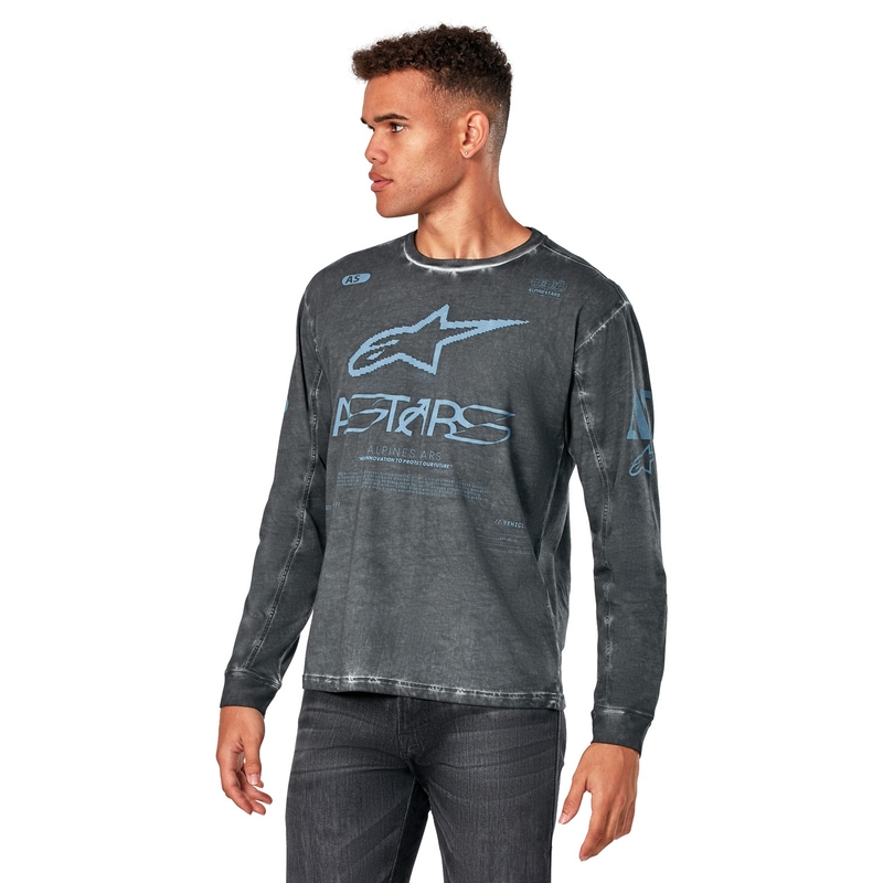 Camiseta Alpinestars Nook Knit manga larga gris oscuro