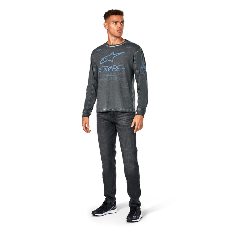 Camiseta Alpinestars Nook Knit manga larga gris oscuro