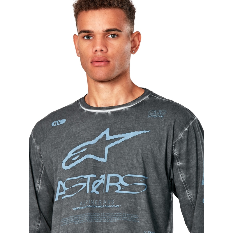 Camiseta Alpinestars Nook Knit manga larga gris oscuro