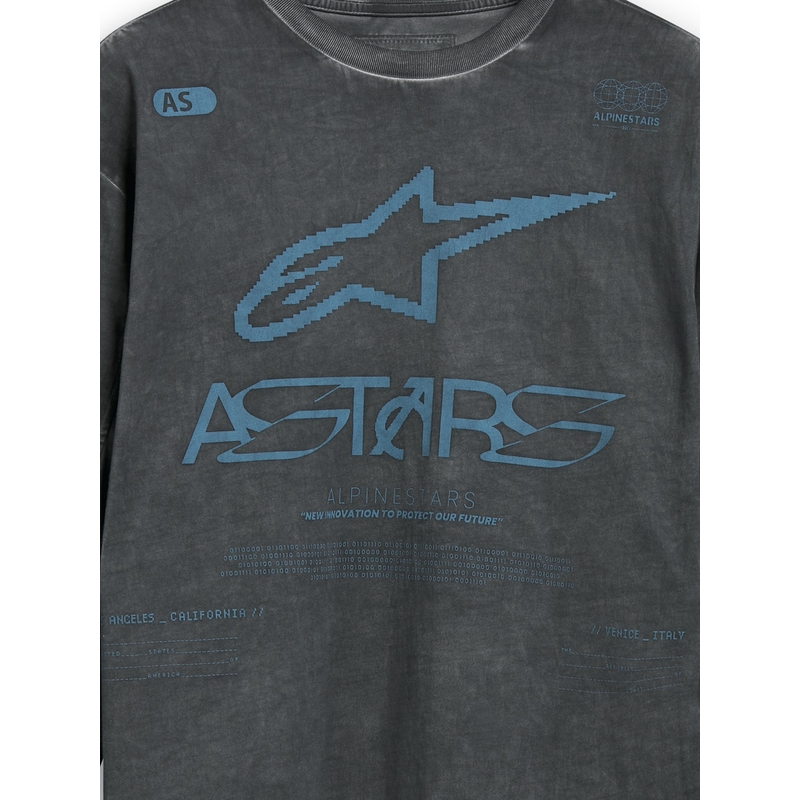 Camiseta Alpinestars Nook Knit manga larga gris oscuro