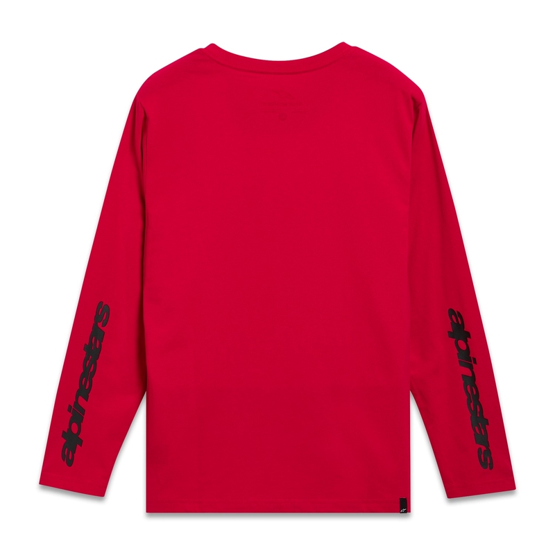 Camiseta Alpinestars Backhand CSF manga larga rojo