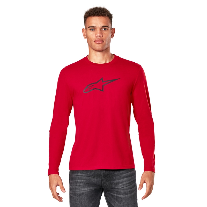 Camiseta Alpinestars Backhand CSF manga larga rojo