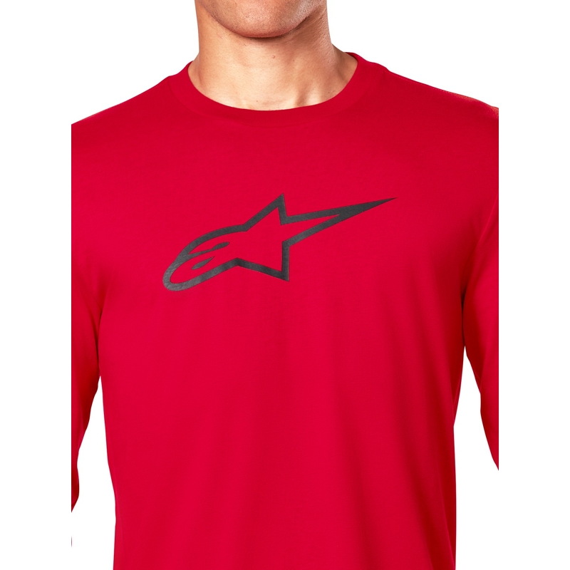 Camiseta Alpinestars Backhand CSF manga larga rojo