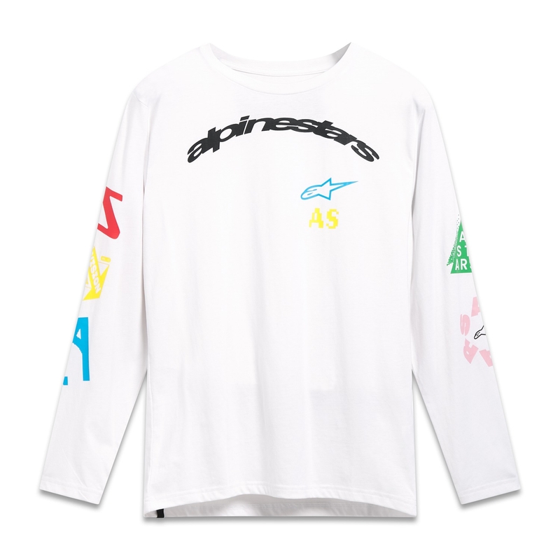 Camiseta Alpinestars Bruno CSF Blanca Manga Larga